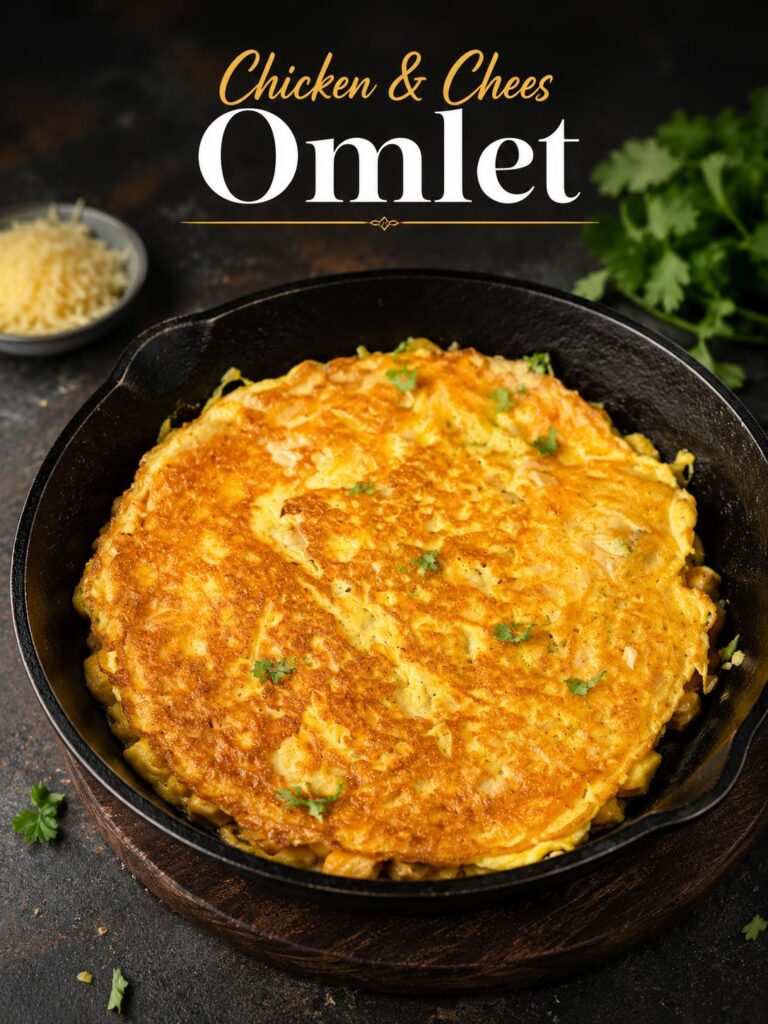 Chicken & Chees Omlet